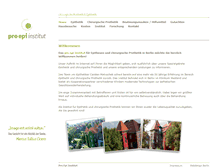 Tablet Screenshot of proepi-institut.de